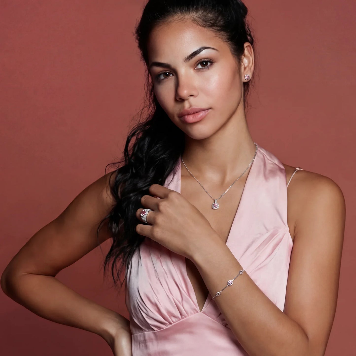 Blush Dreams Moissanite Set | Fayvora