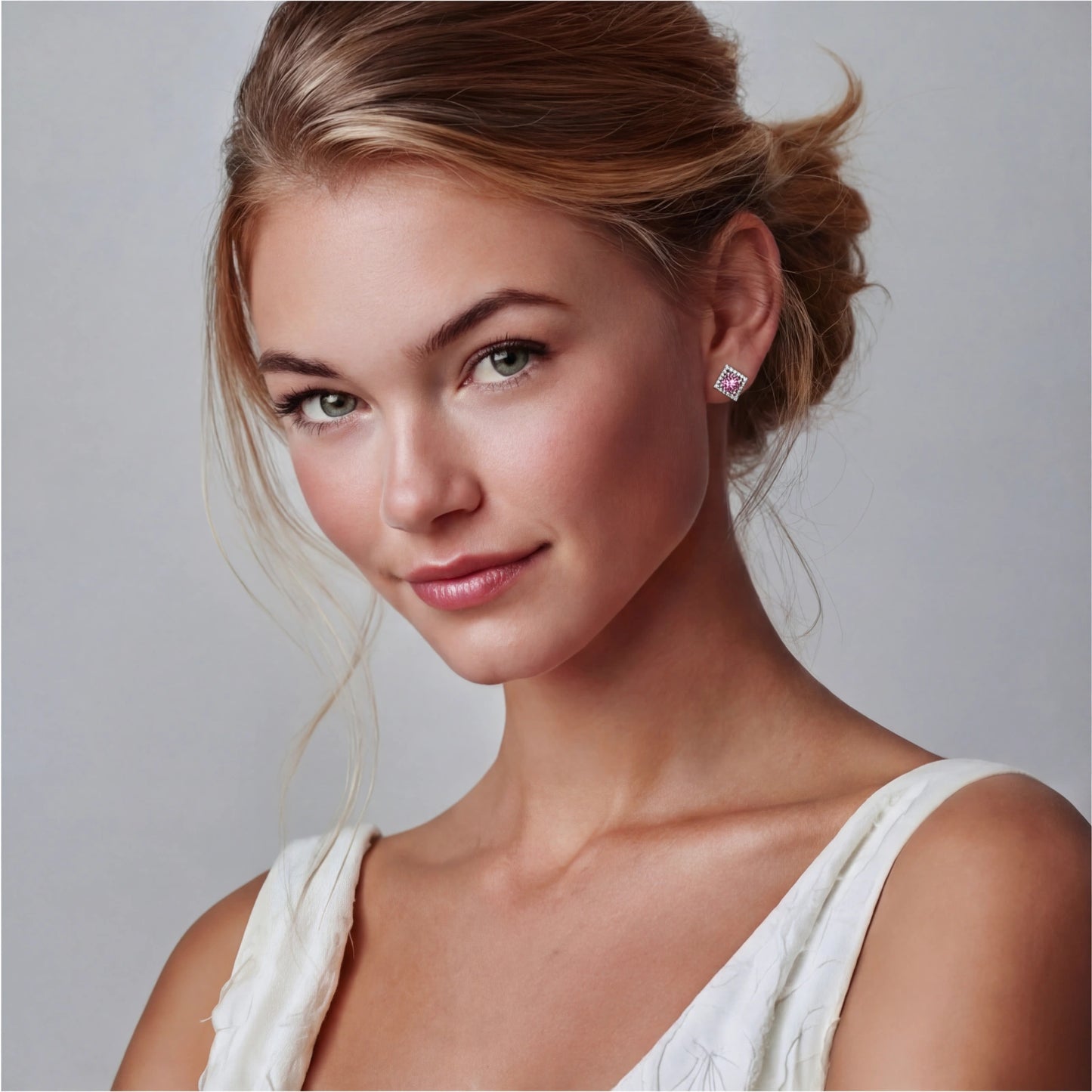 Diamond Halo Studs | Fayvora
