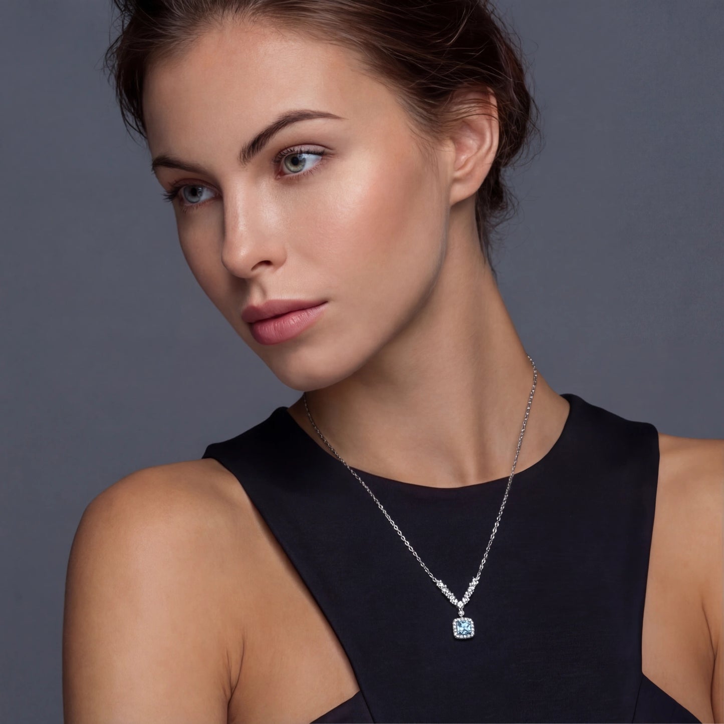 Celestial Arc Moissanite Necklace | Fayvora