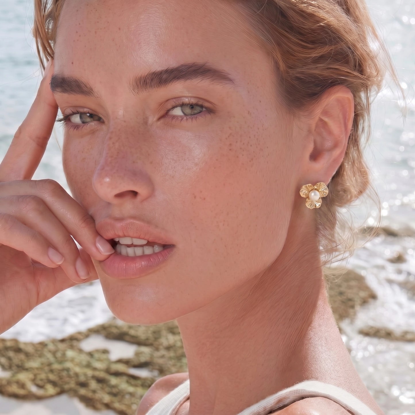 Bloom Pearl Studs | Fayvora