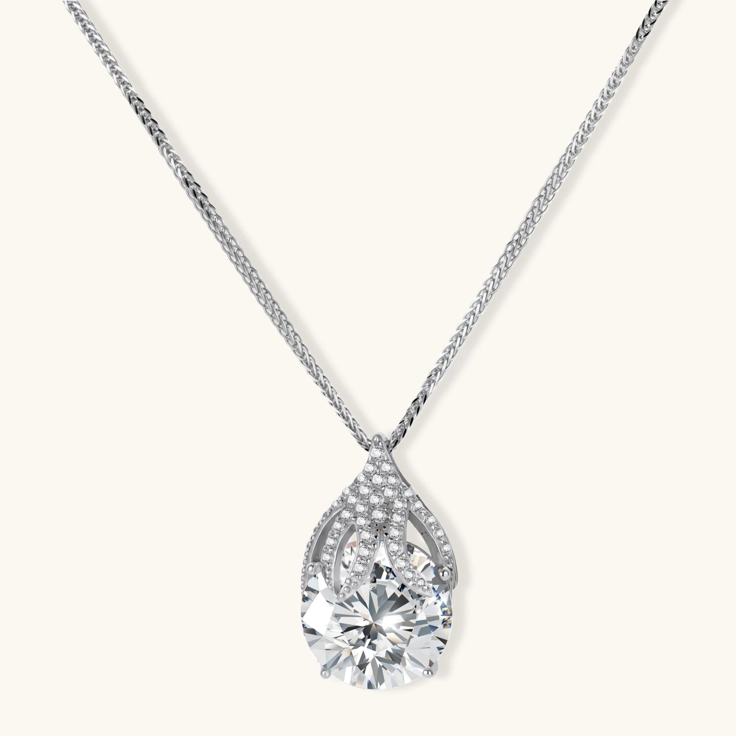Teardrop Brilliance Necklace | Fayvora